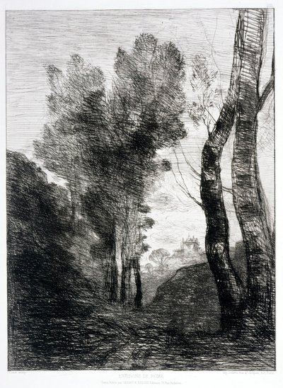 Environs of Rome by Jean Baptiste Camille Corot